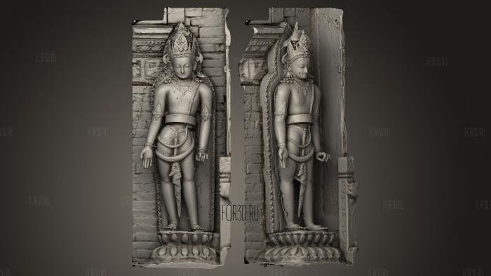 Devi statue stl model for CNC